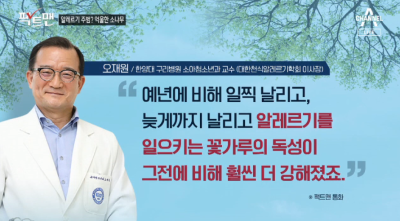 알레르기 주범은 소나무?…꽃가루 알레르기, 사실은